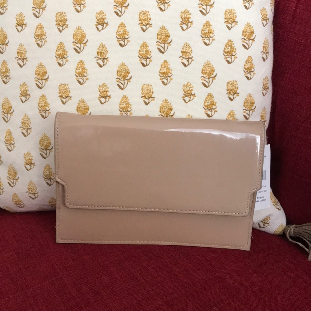 Tan Clutch